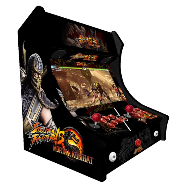 2 Player Bartop Arcade Machine -  Street Fighter vs Mortal Kombat v1